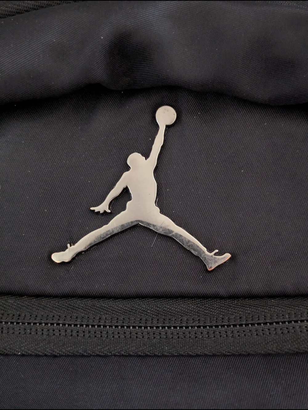 Jordan Jumpman Mini Black Backpack Anthracite Padded Red Interior Easy Zip EUC